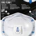 3M P95 Particulate Respirator 8577, 2 Pack, Carbon Layer For Odor Reduction, Features COOL FLOW Exhalation Valve, NIOSH-APPROVED, Advanced Filter Media For Easy Breathing, Comfortable (8577C2-DC-PS)