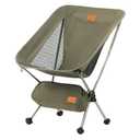 Naturehike YL08 Ultralight Camping Chair, 2.12 LBS Portable Backpacking Chair with Anti-Sinking Feet, Lightweight Compact Collapsible Camp Chair Folding Hiking Chair, Green 