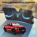 Car Windshield Sun Shade for Toyota Tundra Truck 2022-2025