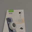 Magnetic Portable Selfie Light for iPhone - Phone Ring Light Rechargeable for Camera Picture Make up Photos Video Conferences LED Selfie Ring Fill Light TikTok/Zoom Calls/Video Conference (black-white)