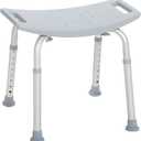 Drive Medical RTL12203KDR Shower Chair, Adjustable Shower Stool with Suction Feet, Shower Seat for Inside Tub, Bathroom Bench, 300 LB Weight Capacity