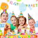 182 Pcs Blue One Silly Goose Party Tableware Set - For 26 Guests - Goose Theme Party Paper Plates And Napkins Kit - For Baby Shower Birthday Party Decorations