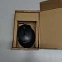Amazon Basics Portable Wireless Computer Mouse, Ergonomic, 2.4 GHz Optical, DPI Adjustable, Easy to Use, Compatible With PC, Mac, Laptop, Black