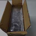 10-Pack Clear Fridge Organizer Bins with Lids, Stackable Refrigerator Storage Containers, BPA-Free with Drain Tray & Anti-Slip Base for Fruits, Veggies, Drinks