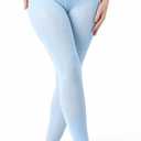 Silky Toes Women's 60D Soft Opaque Tights 1 Pair -Blue (Size B, 62 - 66 in)