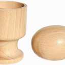 Montessori Materials Wooden Egg with Cup for Toddler Toy