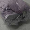 HOMLYNS LuxeHeat Heated Blanket Electric Blanket, Soft Flannel Sherpa Heated Throw, Heating Blanket with 5 Heat Settings, 3 hrs Timer Auto Shut Off (50x60 inches, Purple)