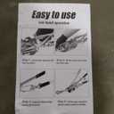 LLCC Come Along Winch, 5-Ton (10,000 Lbs) Pulling Capacity, Heavy Duty Cable Winch Puller with 10Ft Steel Cable, 3 Hooks & Dual Gear, Automotive Hoist & Vehicle Recovery Come Along Tool