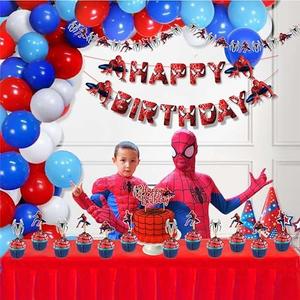 Seyal® Spidrman Theme Birthday Party Supplies