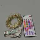 Minetom Fairy Lights Color Changing - 33FT 100 LED String Light with Remote, 16 Single Colors & 6 Holiday Colors,12 Modes, USB Fairy Lights for Bedroom, Halloween Light for Indoor Classroom Christmas