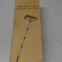 Scrub Brush with Long Handle, Floor Scrub Brush Squeegee Broom for Cleaning, 3 in 1 Shower Scrubber Floor Broom Squeegee for Concrete Tile Wall Deck Patio White