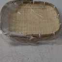 Food Serving Tent Basket - BESTCHANCEUS Hand Woven Bamboo Serving Basket Dustproof Bug Proof Mosquitoesor Vegetable Fruits Food Meals Rectangle 34CMx29CM (Rectangular)