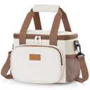 Lifewit Large Lunch Bag Insulated Lunch Box Soft Cooler Cooling Tote for Adult Men Women, Cream 12-Can (8.5L)