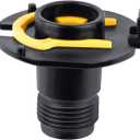 1Pc Hose Reel Connector with Yellow Retainer Clip Part Compatible with S-uncast Model Hose Reels