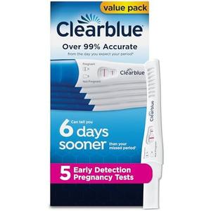 Clearblue Early Detection Pregnancy Test, 3 Ct