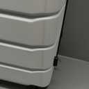 Sweetcrispy Carry on Luggage, Hard Shell ABS, Double Spinner Wheels Lightweight Suitcase TSA Lock, Cream White, 28 Inch
