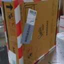 Signature Design by Ashley Ryandale | Contemporary Accent Table  Glass Top, Aluminum Frame & Marble Shelf, Antique Brass Finish