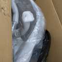 Modern Small Cute Armless Vanity Rolling Chair, Ergonomic Clear Chair, Adjustable Swivel Chair for Office, Home, Make Up, Small Space, Bed Room (Clear)