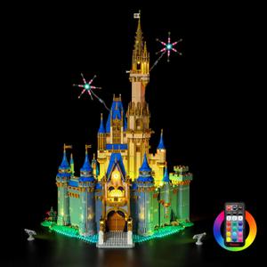 BRIKSMAX Led Lighting Kit for LEGO-43222 Disney CastleRemote Control Version - Compatible with Lego Disney Building Blocks Model- Not Include Lego Set