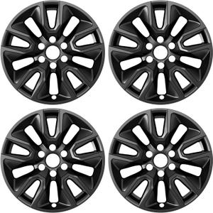 4-Pack Wheel Skins Compatible with Chevrolet Silverado 1500 2019-2024, Chevy Tahoe 2021-2023, Chevy Suburban 2021-2024, 20 inch 20" Alloy Wheel, Wheel Cover