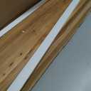 48" Rustic Elm Floating Shelves - Solid Wood Live Edge with Invisible Brackets, Wall Mounted Shelf for Living Room, Kitchen & Bathroom Decor, Natural, Live Edge, 48"L, 1Packs