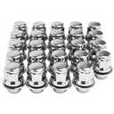 12x1.5 Lug Nuts 20 Pcs Chrome Closed End Mag Style Lug Nuts with Washer 13/16" (21mm) Hex Compatible with Toyota Camry/Corolla/Tacoma Lexus