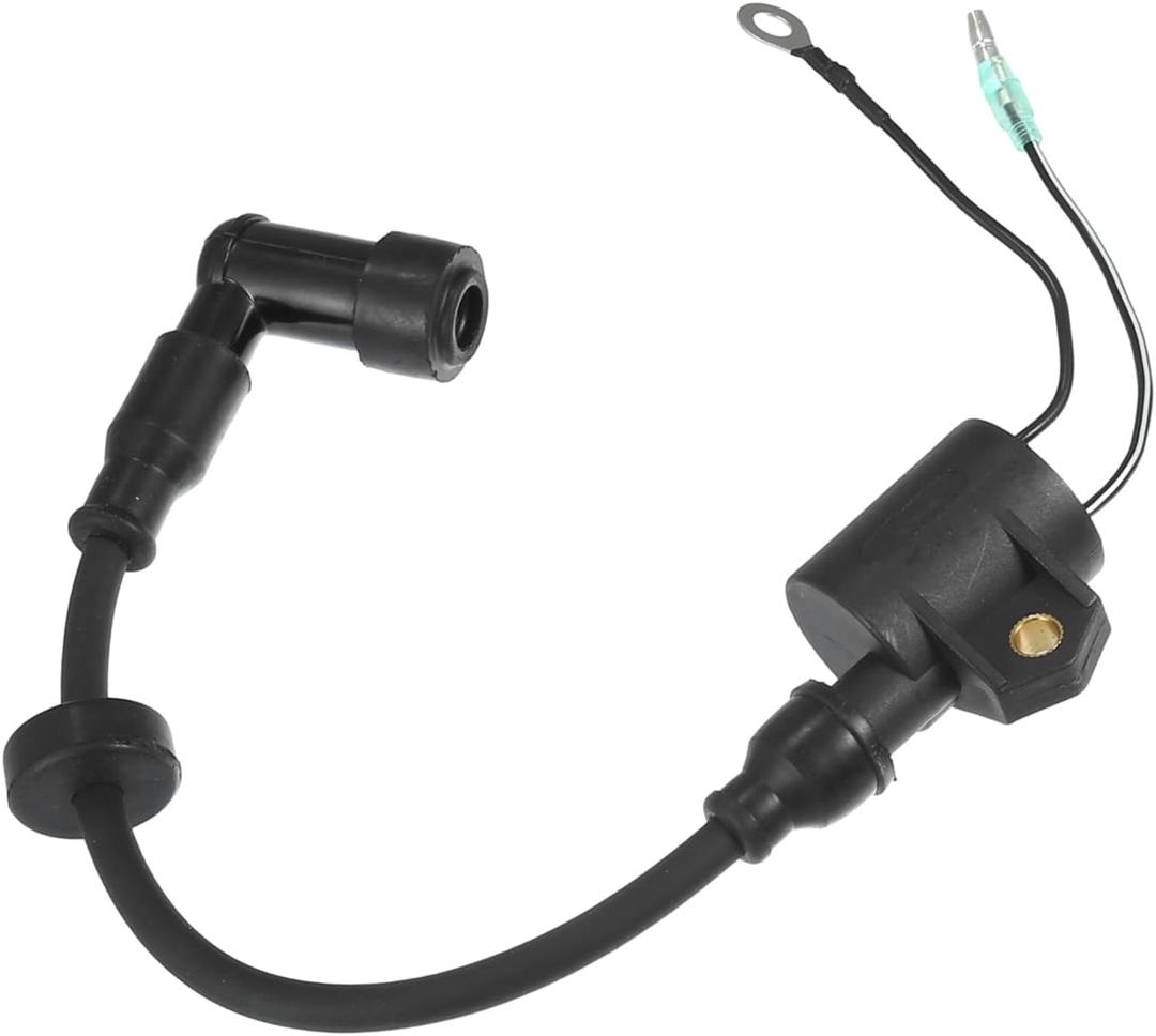 Ignition Coil Assy for Yamaha 2 Stroke 3 Cylinder 25HP 30HP 40HP 50HP 150HP 200HP 225HP Marine Boat Ignition Electrical Coil Pack for Yamaha Outboad 25B MHS/L 25Q EOS/L Replacement