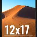 LaVie Home 12x17 Picture Frame for Wall Display, 12x17 Black Picture Frame with HD Plexiglas, 12 x 17 Poster Frame 1 Pack, Display Frame for Vertical or Horizontal, Classic Collection