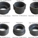 Rotating Faucet Aerator Extender,Nozzle Faucet Adapters, Universal Splash Filter Kitchen Tap Extension, Kitchen and Bathroom Sink Tap Head (Matte Black)