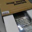 HNV 16"x12" Vanity Mirror with Lights, Hollywood Lighted Makeup Mirror with 10X Magnification, Smart Touch Control, 3 Color Dimmable LED, Square Frame Tabletop or Bathroom Dresser Mount (White)