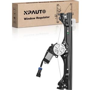 NPAUTO Front Left Driver Side Power Window Regulator with Motor Replacement for Fiat 500 2012 2013 2014 2015 2016 2017 2018 2019, 751-648