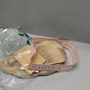 Lady Miranda Long Platinum Blonde Wig 28 Inch Natural Wavy Blonde Wig Middle Part Blonde Lace Wig Synthetic Hair Blonde Wigs for White Women (1-Fairy Blonde)