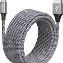 etguuds Long USB C Cable 10ft, 1-Pack, Braided USB A to USB C Charger Cable, Type C Charger Cord Fast Charging for iPhone 16 15 Series, Samsung Galaxy S25 S24 S23, Pixel, Switch and More