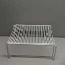 Kitchen Cabinet Organizer and Storage Shelves Expandable Freezer Shelf Organizer Rack with Scratch Resistant Feet for Counter Pantry Dish Spice Cupboards