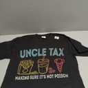 Uncle Tax Making Sure It's Not Poison Fathers Day Uncle Joke T-Shirt, M