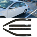 Puermto Rainproof Side Window Wind Deflectors for Ford Fusion 2013-2020, in-Channel Sun Rain Guard Sets,Nice Looking Window Visors for Cars,Vent Deflector for Ford Fusion 13-20 94714-IN