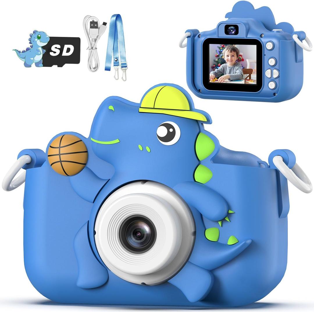 Kids Camera Toy, masterbee Children Age 3-12, Christmas/Birthday Gifts for Girls, 1080P HD Video, Gift for 3 4 5 6 7 8 9 10 11 12 Year Old Girl Blue