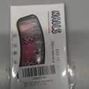 Coffin Press on Nails Short Fake Nails French Tip Nails Press ons Glossy Glue on Nails Pink Full Cover False Nails with Leopard Designs Artificial Stick on Nails for Women 24Pcs