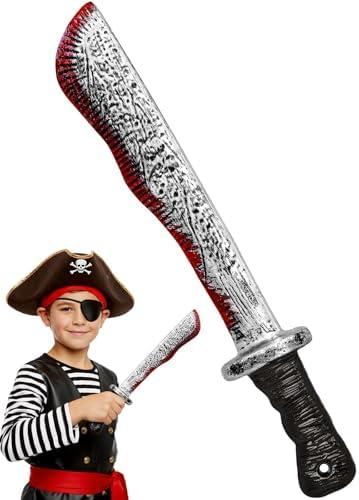 2 x Toy Knife for Kids - Safe Soft Red Blade Scary Fun Prop and Cosplay Party