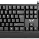 Wired Keyboard and Mouse Combo with Palm Rest,Full-Sized Ergonomic Computer Keyboard and Optical Wired Mouse for Windows, Mac OS Desktop/Laptop/PC-Black