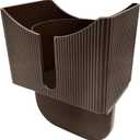 Couch Anti-Spill Drink Holder Tray, Couch Seat Cushion Cup Beverage Holder for Cups, Mugs, Bottles, Cans (Brown)