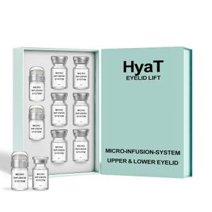 Hyat Eyelid Lift Serum - Upper & Lower Eyelid Micro In-fusion System with Retinol & Hyaluronic Acid for Firmer, Smoother Looking Eyes (Medium) (1 Fl Oz (Pack of 1))