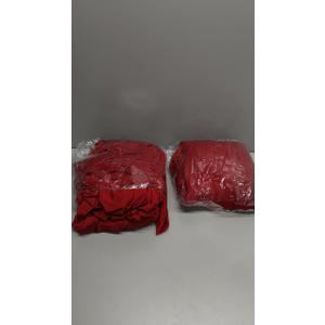 2 Packs Burgundy Spandex Table Clothes for 6 Foot Rectangle Tables, Wrinkle Resistant Fitted Tables Cover, Washable Stretch Table Skirts for Weddings Parties Banquet Birthday Festival