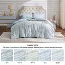 Bedsure Boho Tufted Green Comforter Full Size, GentleSoft™ 3 Pieces Boho Farmhouse-Style Decor Bedding, Arch Bedding for All Seasons, 1 Bed Comforter, 2 Pillow Shams, 82x86 Inches
