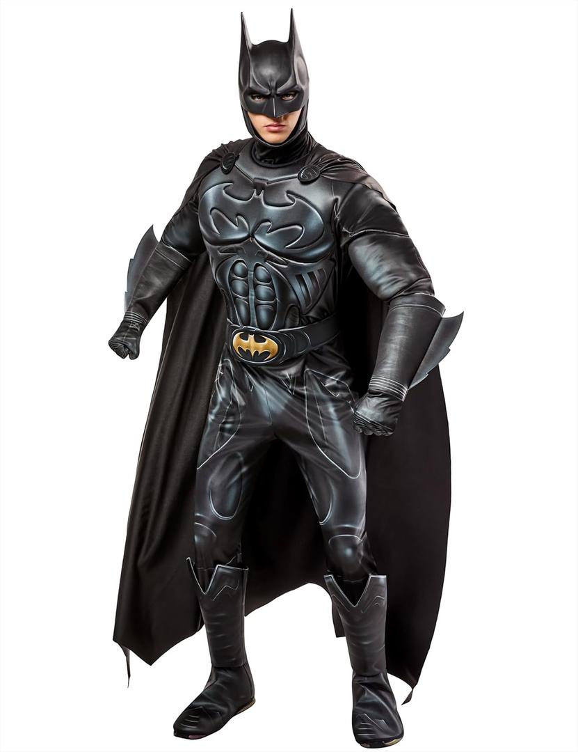 Rubies DC Batman Forever: Batman Costume for Adults, Men's Medium