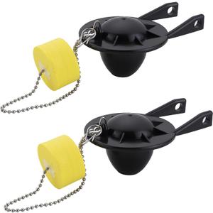 For Kohler GP85160 2-Inch Toilet Flapper Replacement Kit with Chain and Float,Compatible with Kohler Toilet Tank Parts,Strong Sealing (Black with Float)