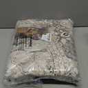 Washable 5 Ft Round Area Rug - 5x5 Area Rugs for Living Room Bedroom Dining Room Home Office Floor Decor- Vintage Floral Stain & Fade Resistant Non-Slip Backing Carpet (Camel/Beige)