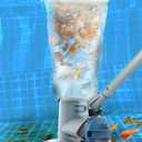 KOKIDO Rechargeable Heavy Duty Pool Leaf Vacuum Cleaner, Commercial Power Suction for Pool Closing, Standard and Fine Filter Bags, for Larger Leaves and Debris, Inground and Above Ground Pools XV910