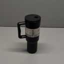 Simple Modern 40 oz Trek Tumbler with Handle and Straw Lid | Cup Holder Friendly Insulated Stainless Steel Travel Mug | Midnight Black