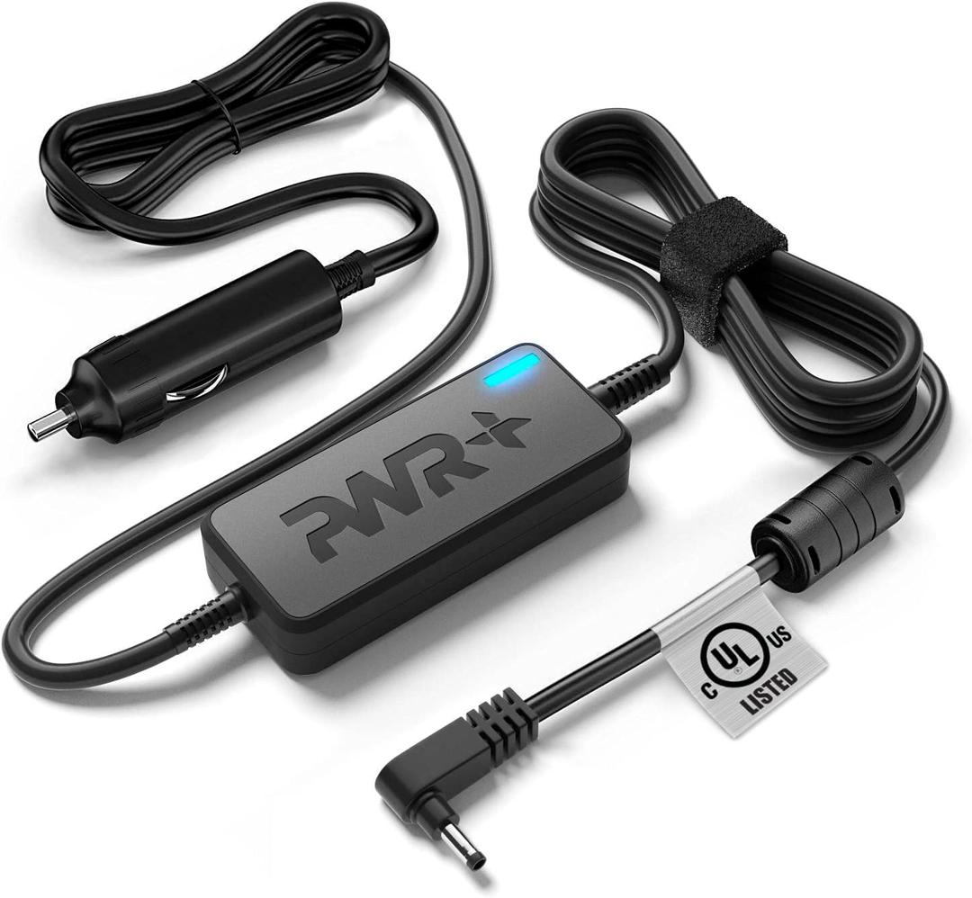 CAR Charger 45W 65W 90W for Lenovo Flex 4 5 6 Ideapad 1 3 14 710 100 110 110s 120s 310 320 320s 330 330s 510 510s 520 710s 720s 81CW 81CX Yoga 710 11 - UL Listed Round Tip DC Auto Adapter GX20K11838